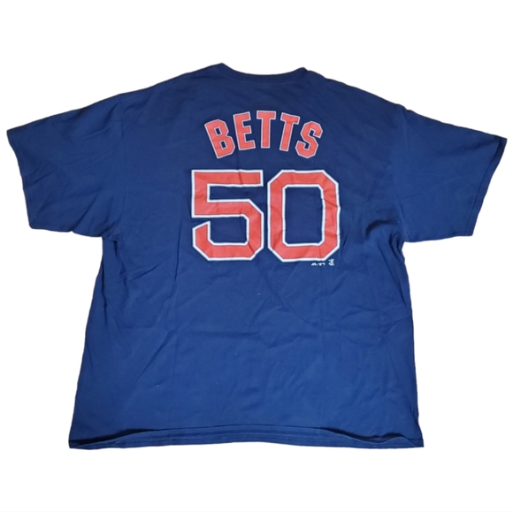 Boston Red Sox MlB Baseball men's Teeshirt Betts #50 - Picture 3 of 4